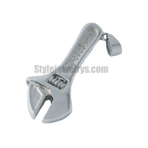 Stainless Steel jewelry pendant spanner wrench pendant SWP0015 - Click Image to Close